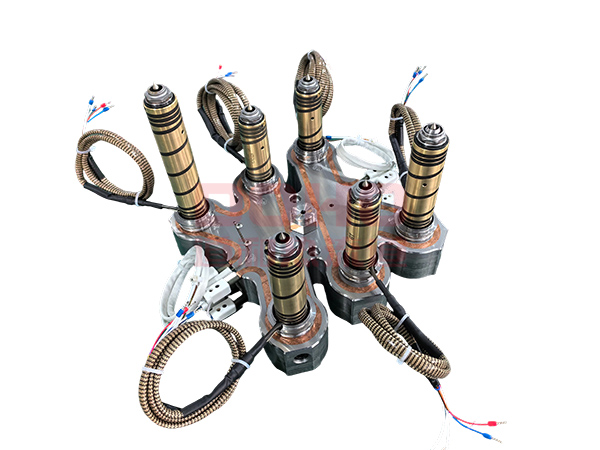 一出六机壳热流道